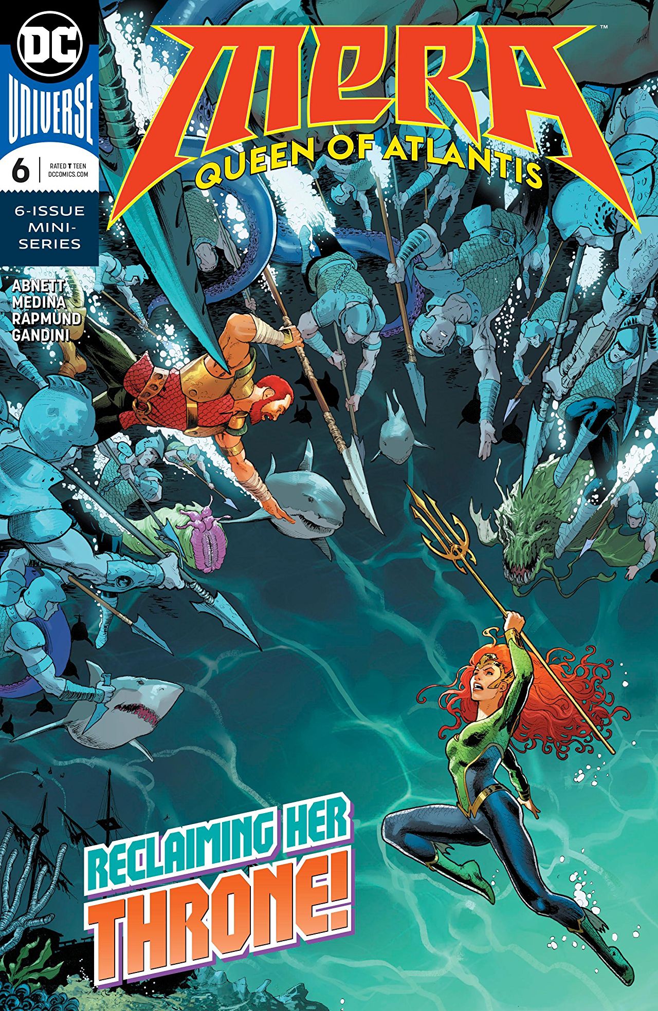 Mera: Queen of Atlantis #6 cover
