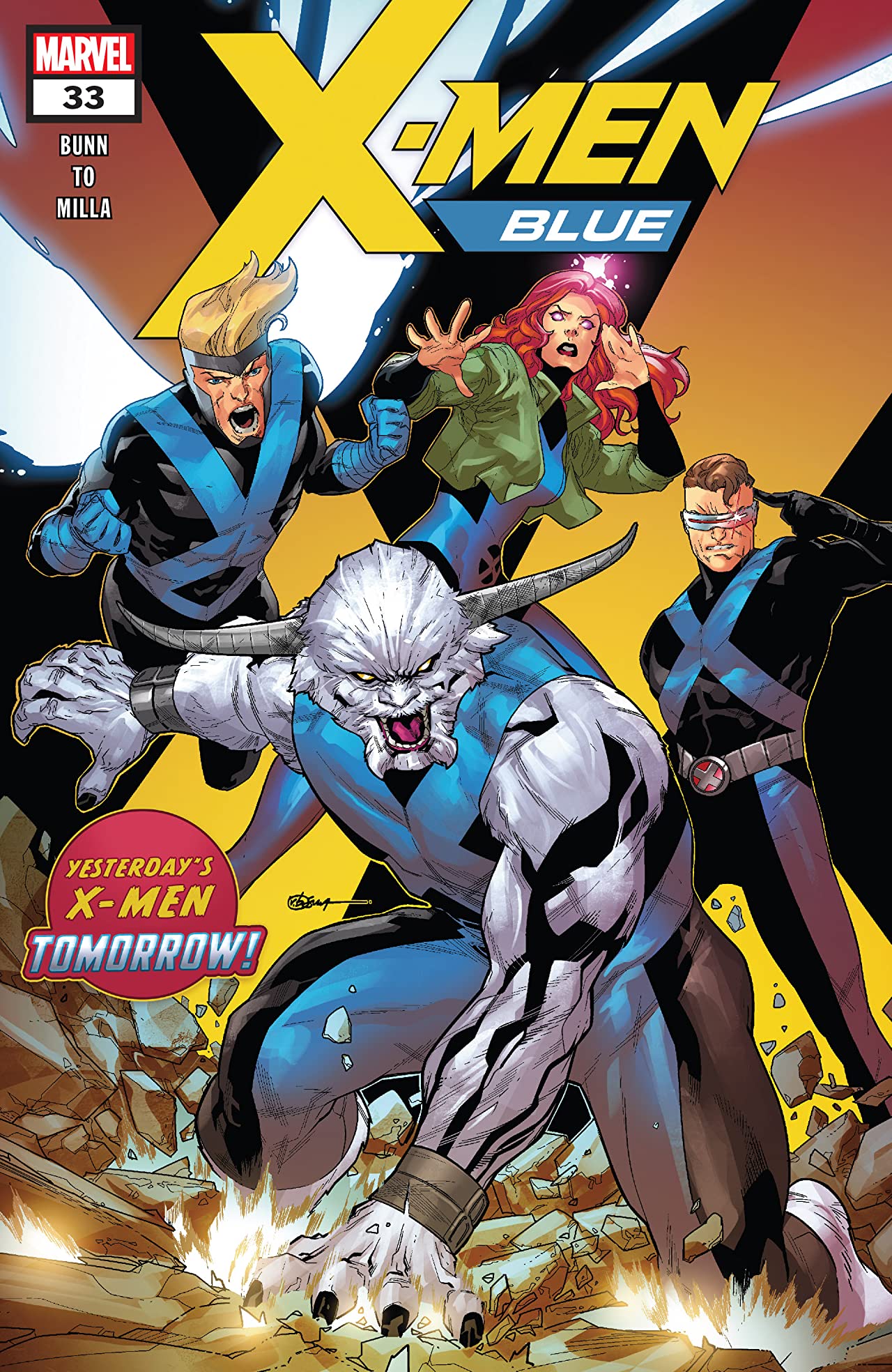 X-Men: Blue #33 cover