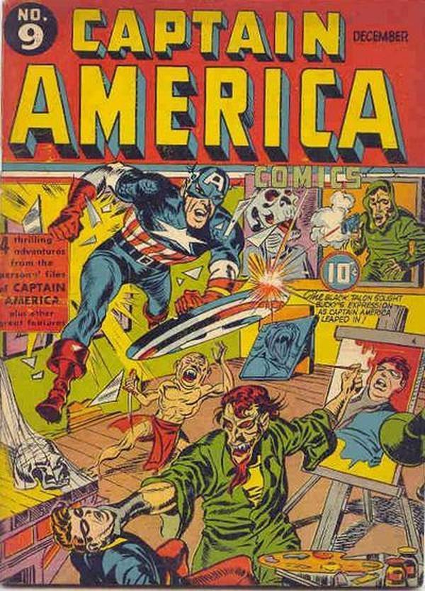Captain America Comics #9 cover