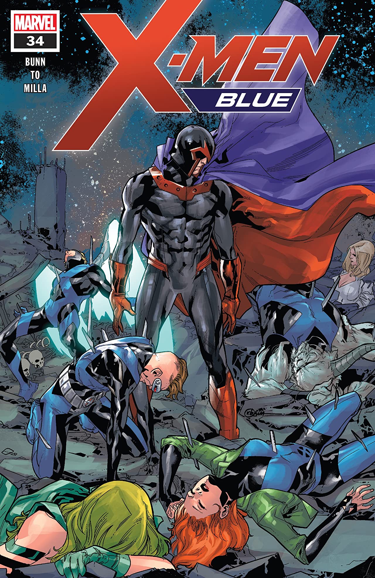 X-Men: Blue #34 cover