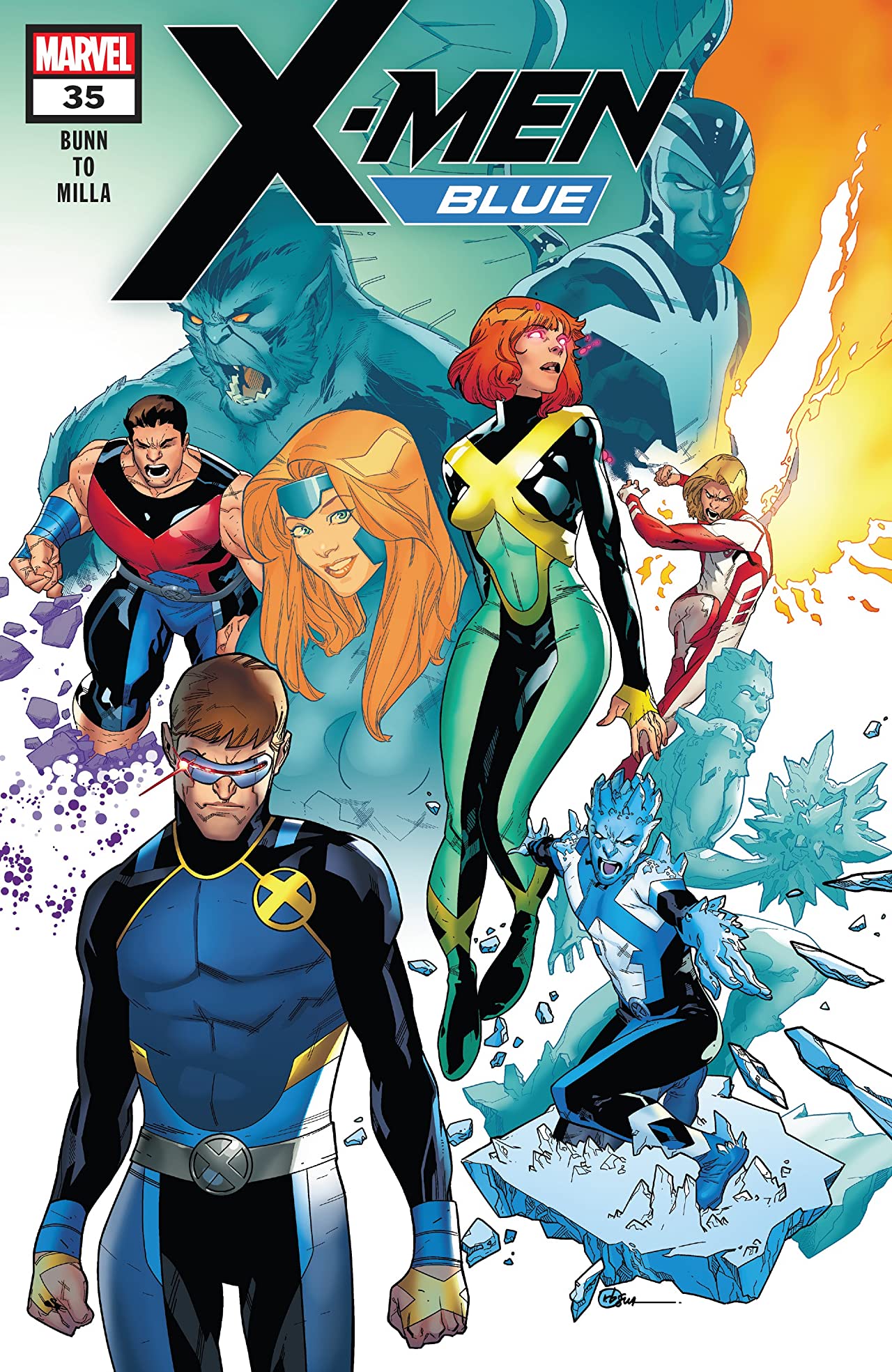 X-Men: Blue #35 cover