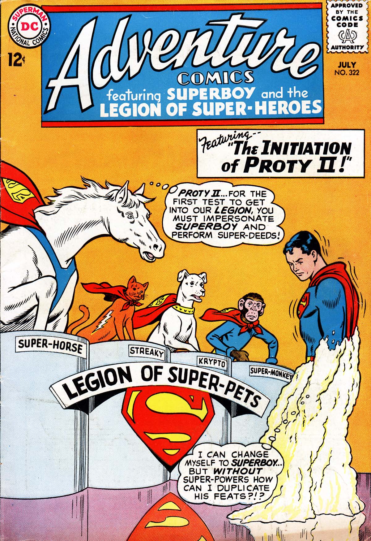 Adventure Comics #322 cover