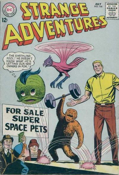 Strange Adventures #166 cover