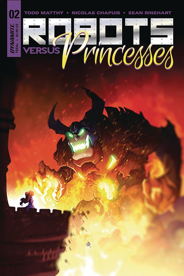 Robots vs. Princesses #2 cover