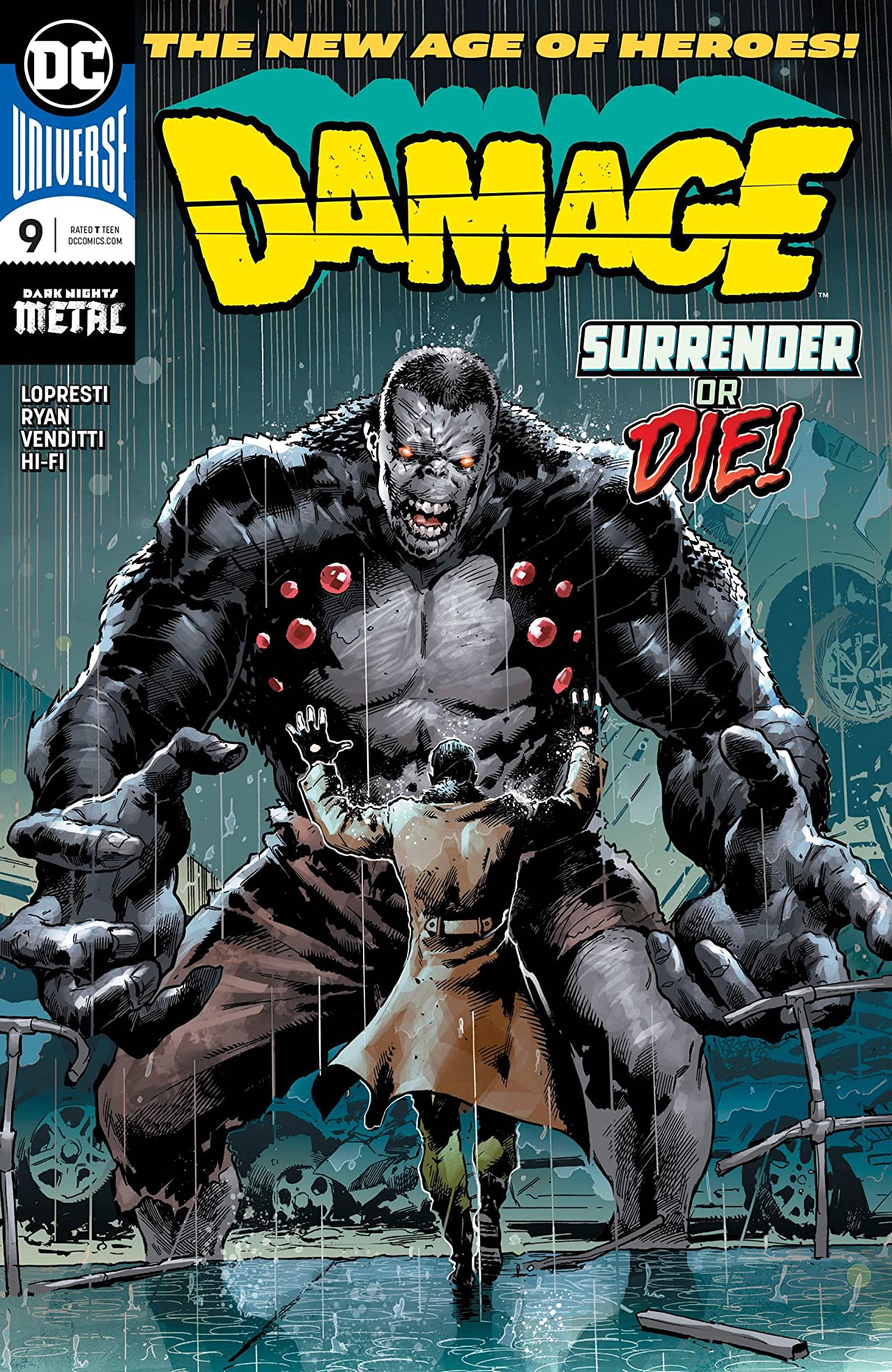 Damage #9 cover
