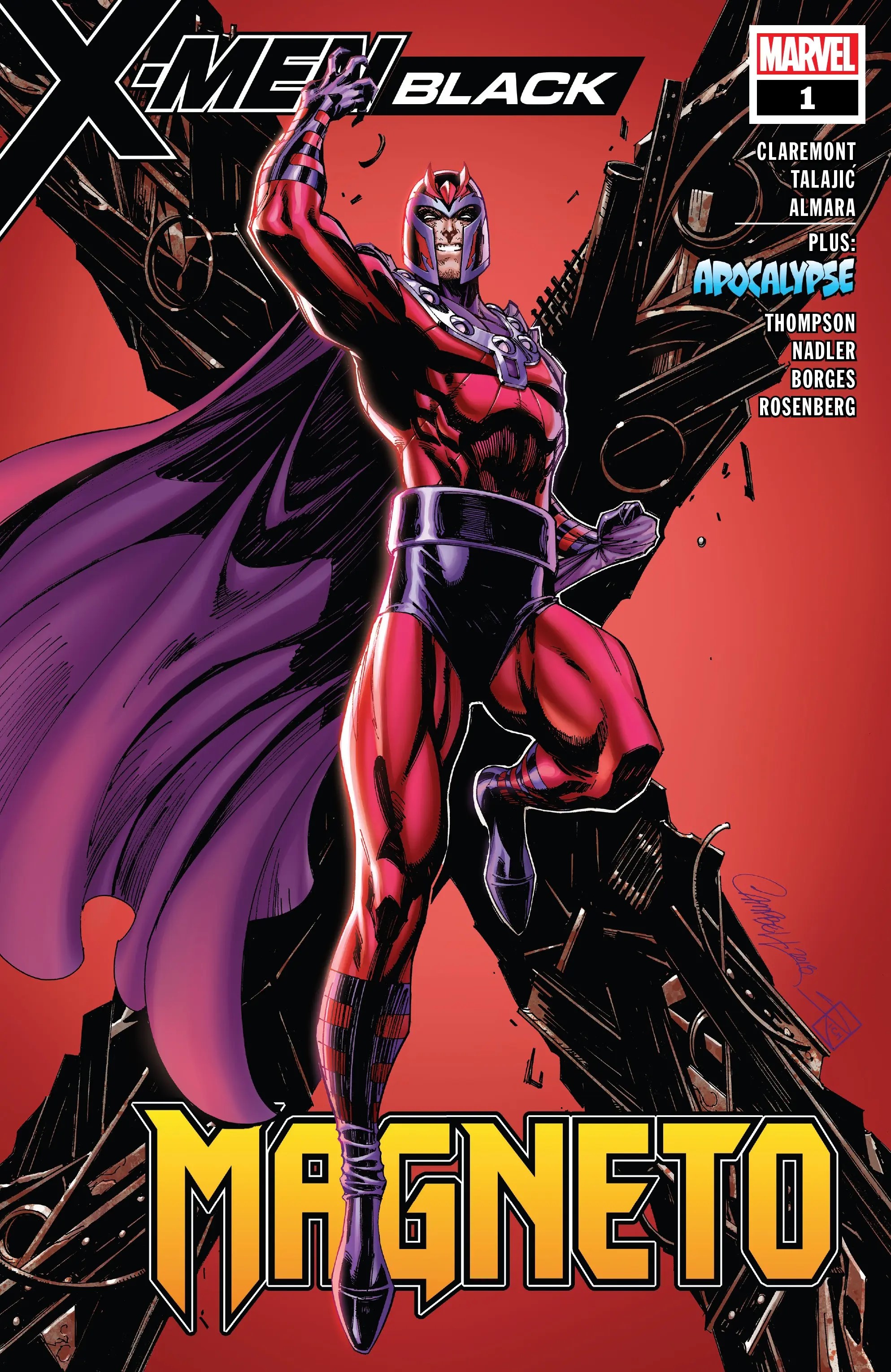 X-Men Black Magneto #1 cover