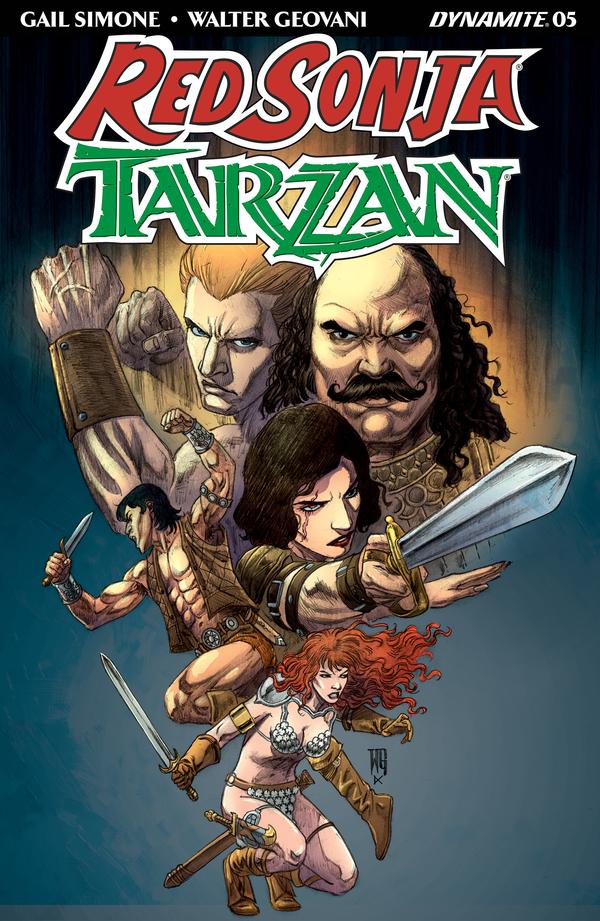Red Sonja / Tarzan #5 cover