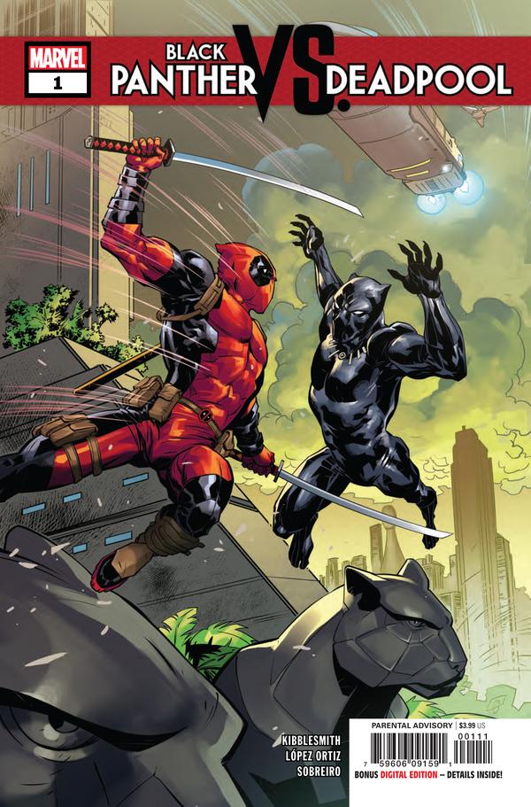 Black Panther vs Deadpool #1 cover