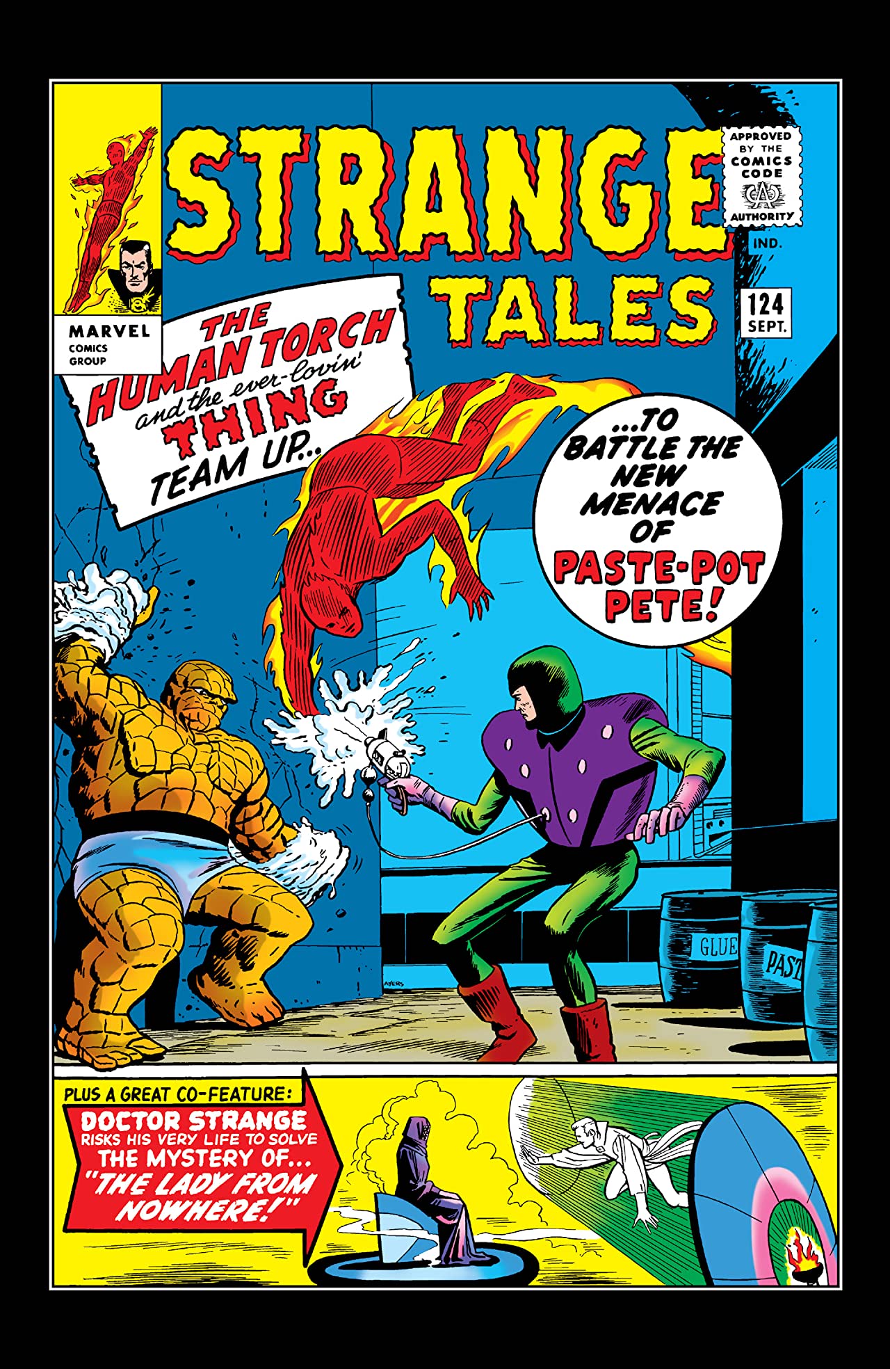 Strange Tales #124 cover