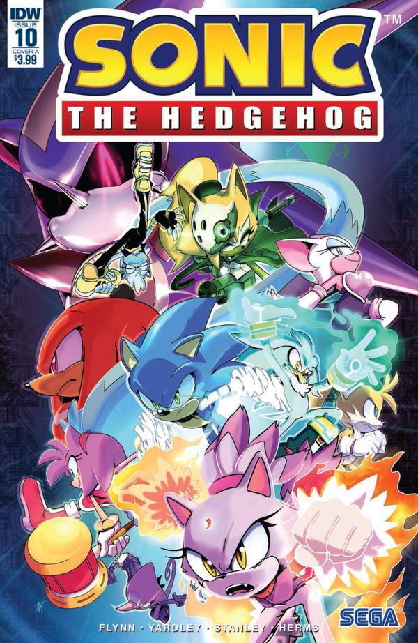 Sonic the Hedgehog #10 cover