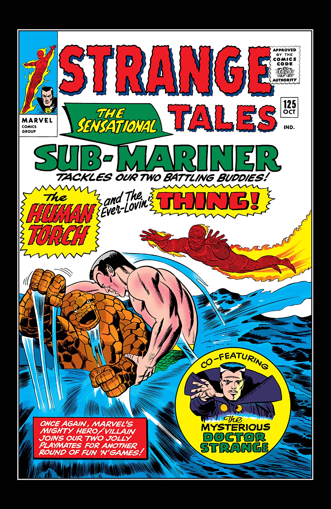 Strange Tales #125 cover