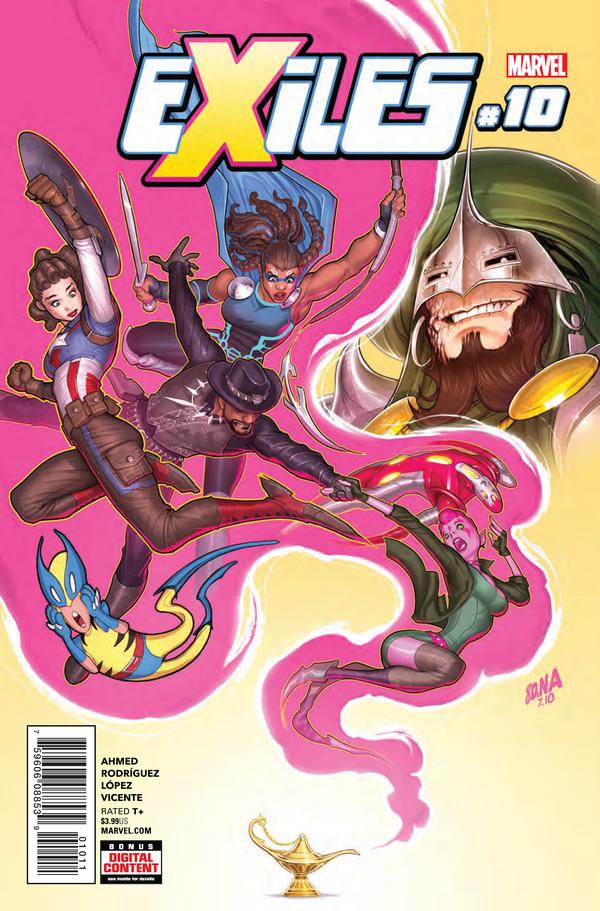 Exiles #10 cover