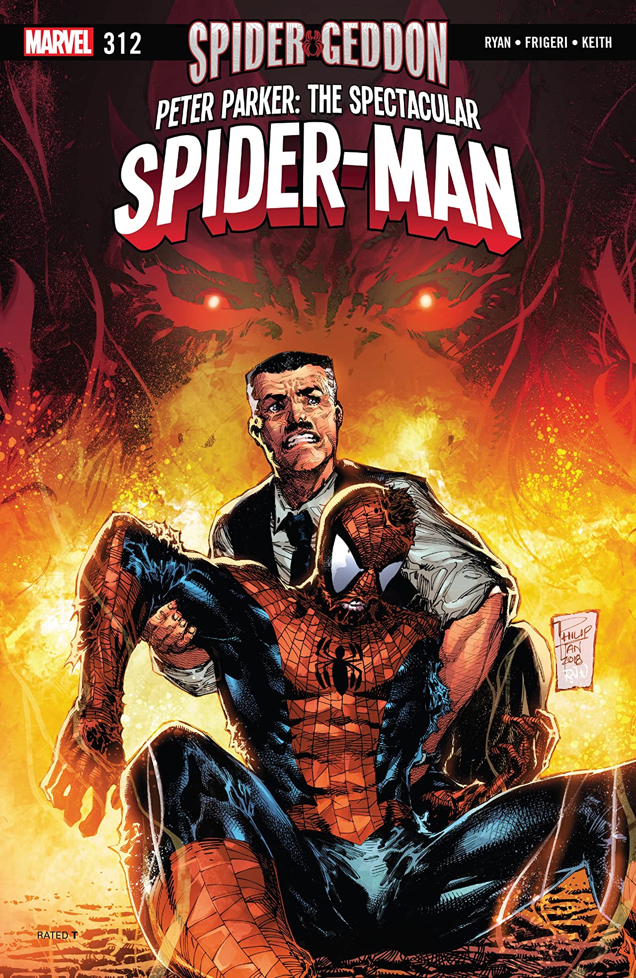 Peter Parker: The Spectacular Spider-Man #312 cover