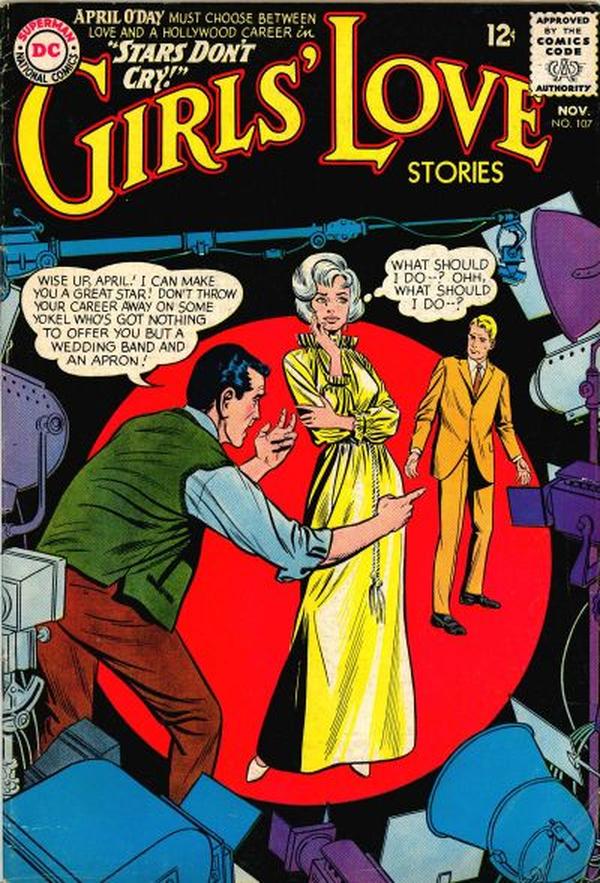 Girls' Love Stories #107 cover