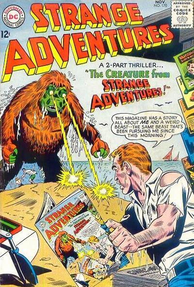 Strange Adventures #170 cover