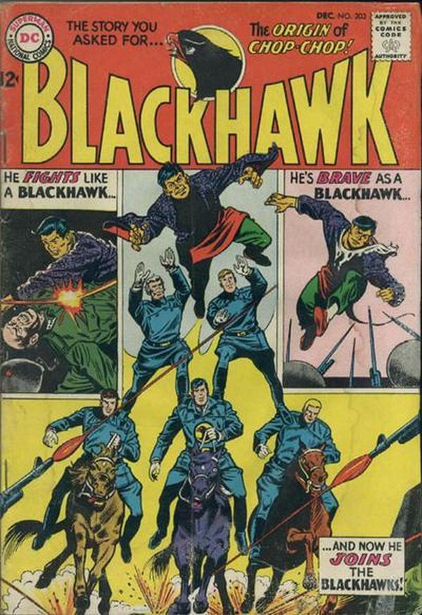 Blackhawk #203 cover