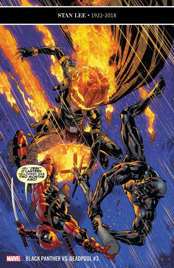 Black Panther vs Deadpool #3 cover