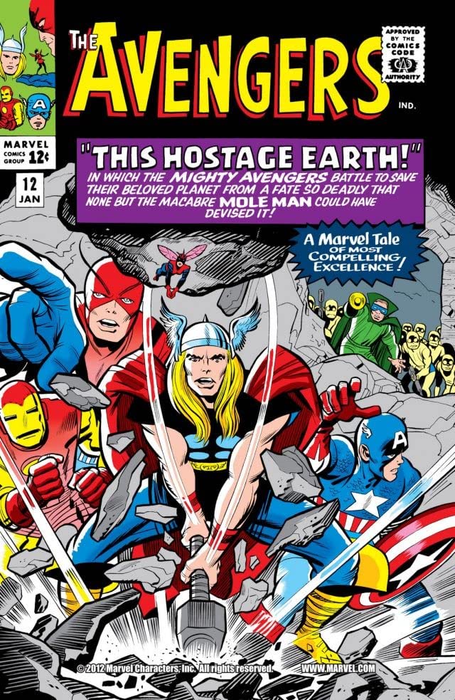 The Avengers #12 cover
