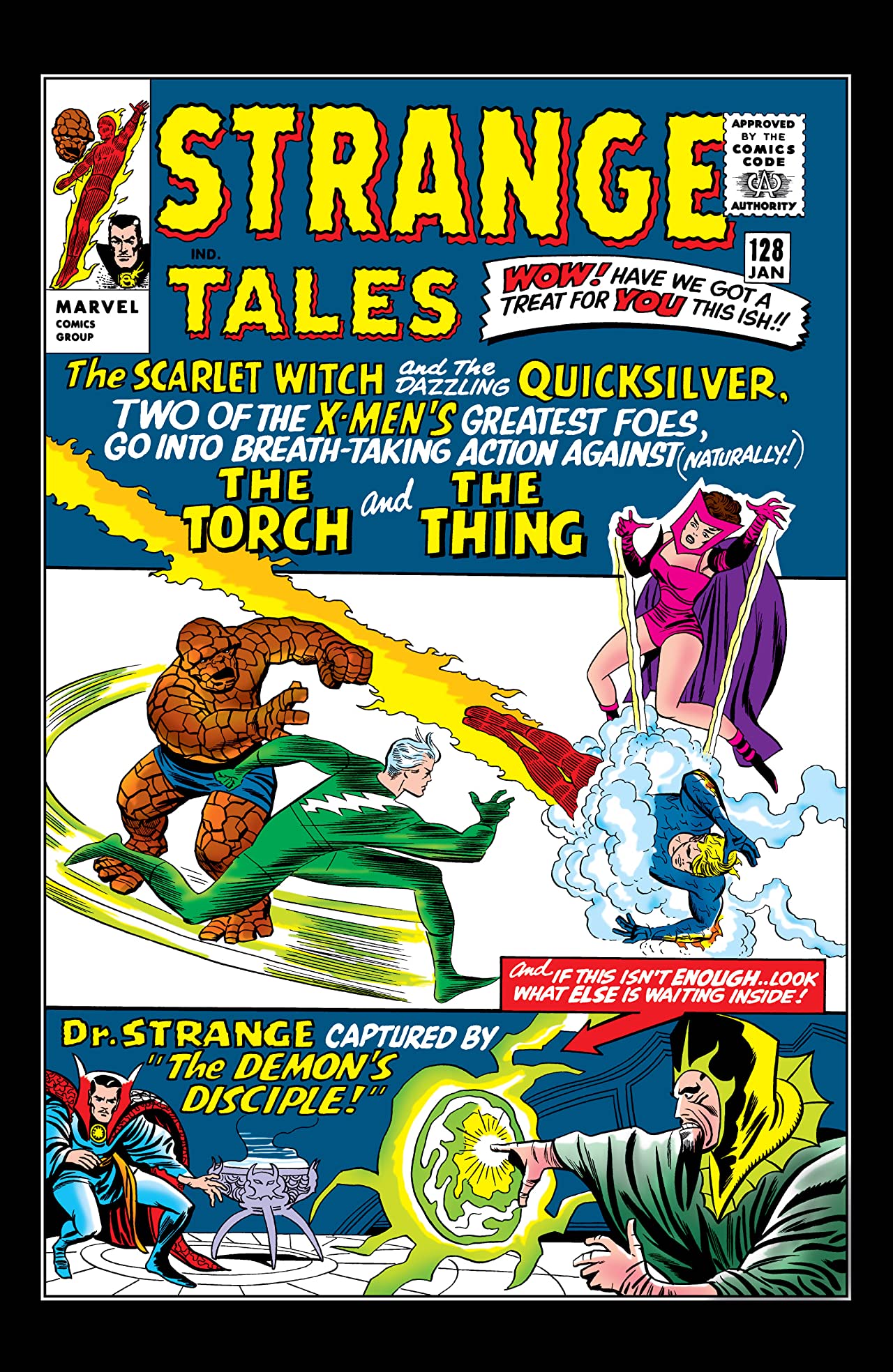 Strange Tales #128 cover