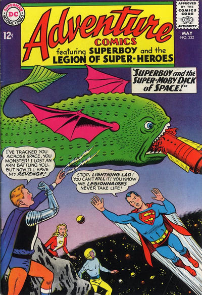 Adventure Comics #332 cover