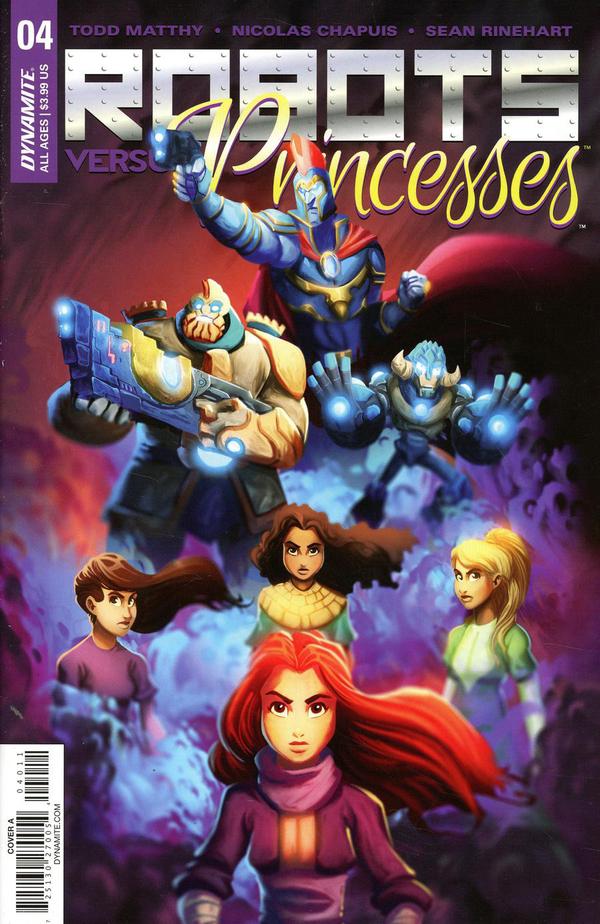 Robots vs. Princesses #4 cover