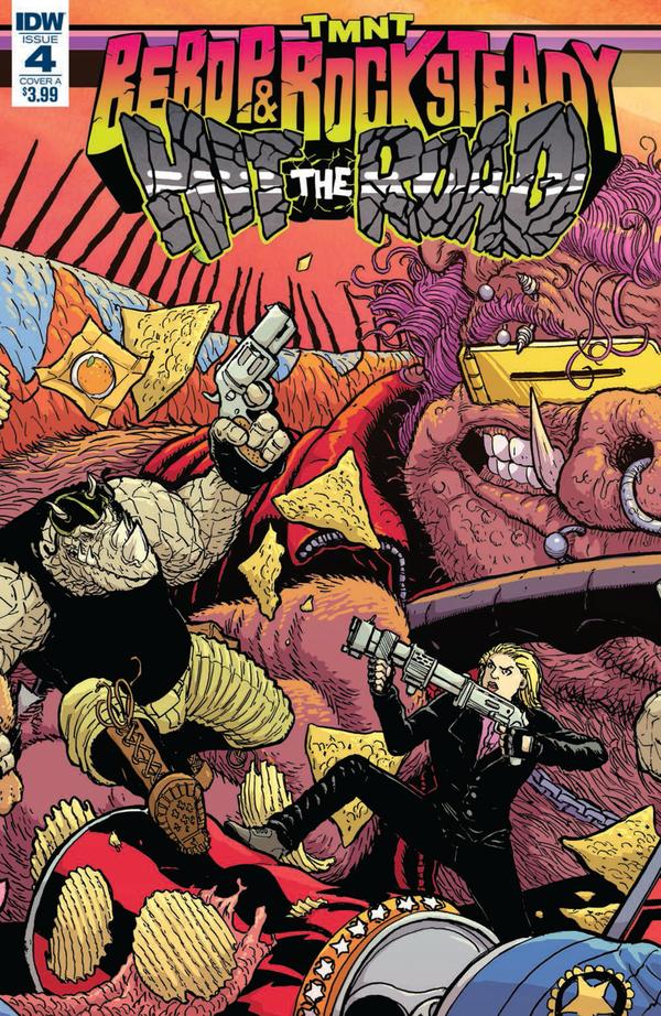 Teenage Mutant Ninja Turtles: Bebop & Rocksteady Hit the Road #4 cover