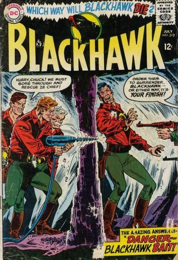 Blackhawk #210 cover
