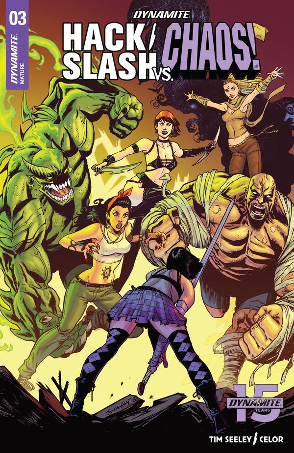 Hack/Slash vs. Chaos! #3 cover