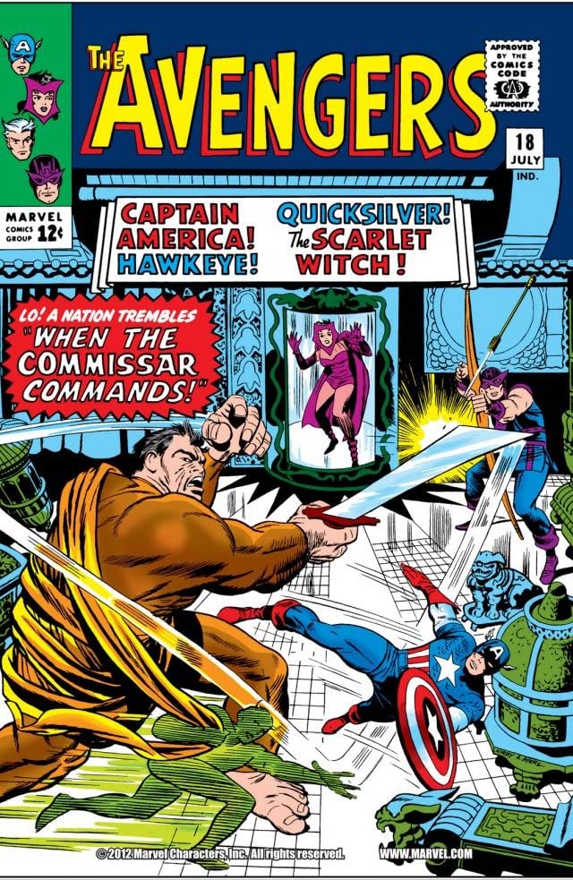The Avengers #18 cover