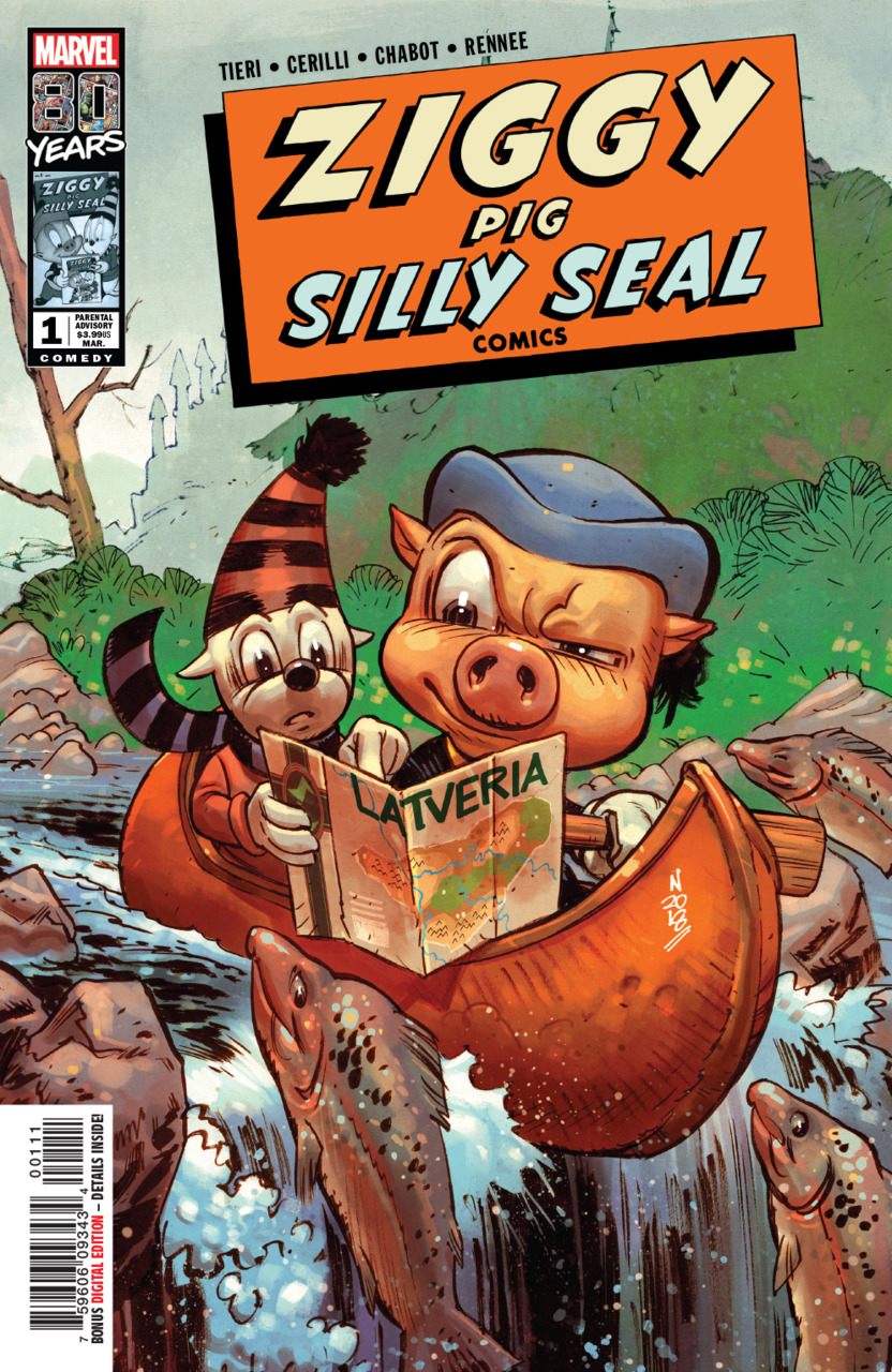 Ziggy Pig - Silly Seal Comics #1 cover