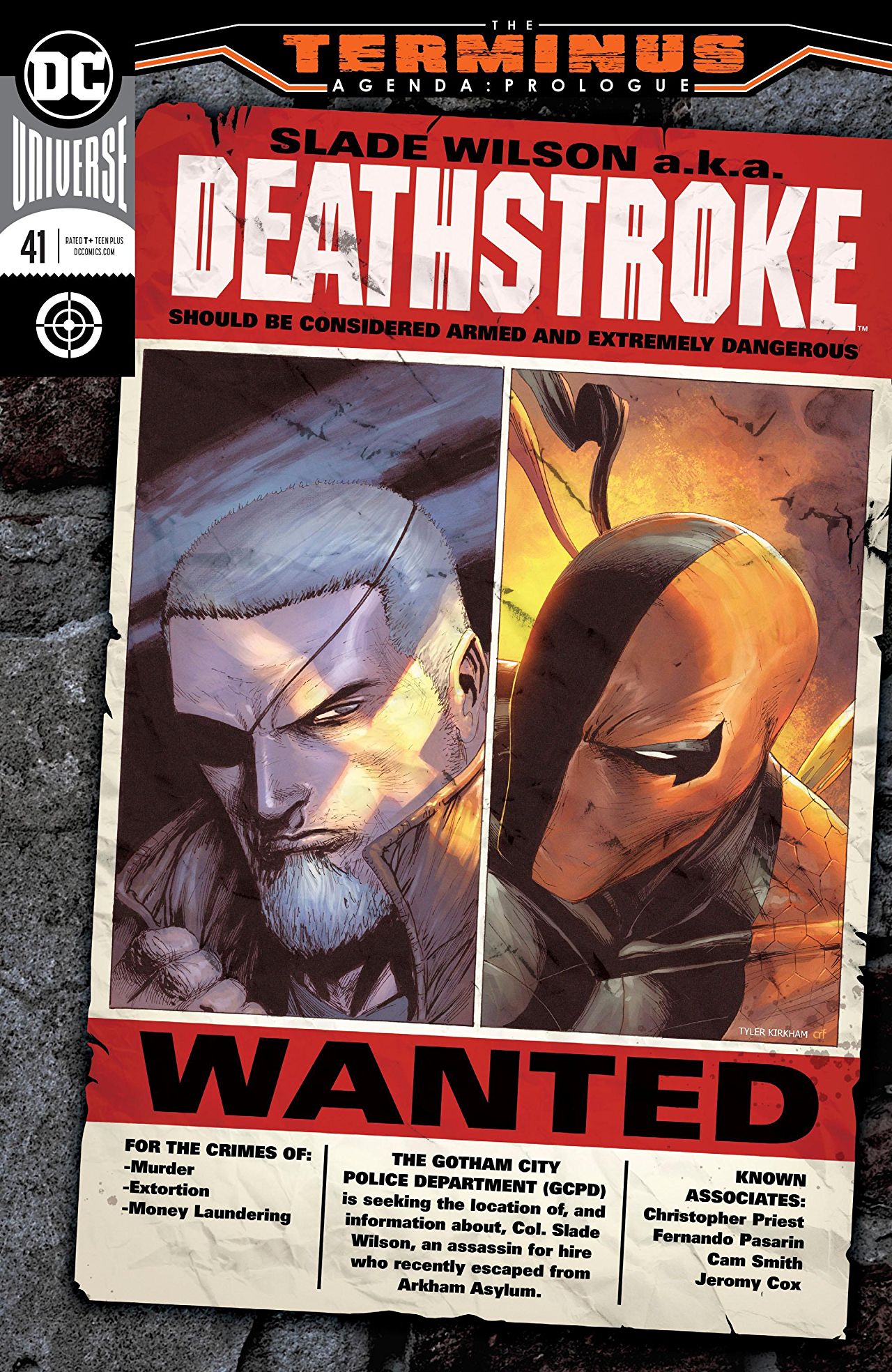 Deathstroke #41 cover