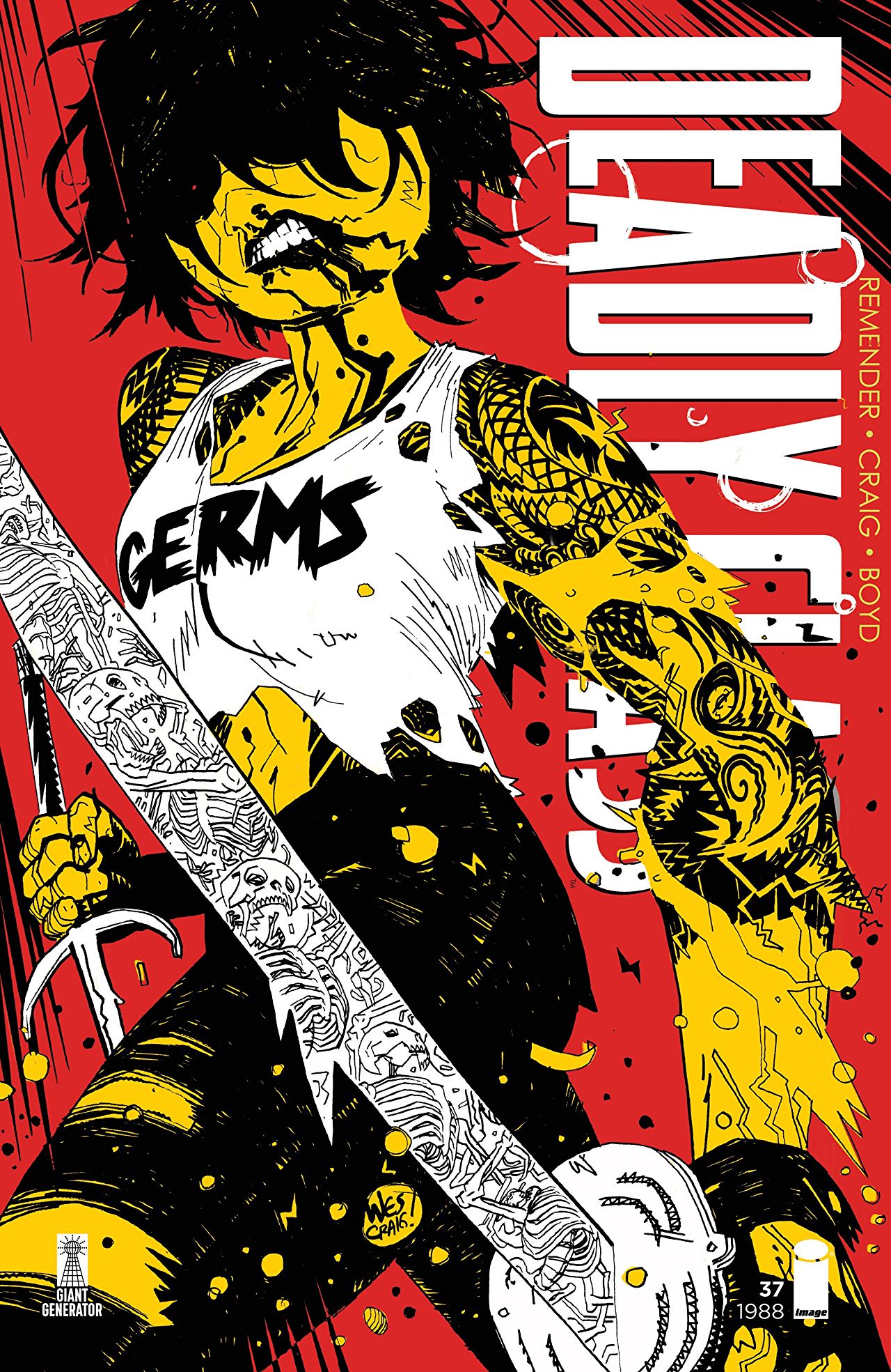 Deadly Class #37 cover