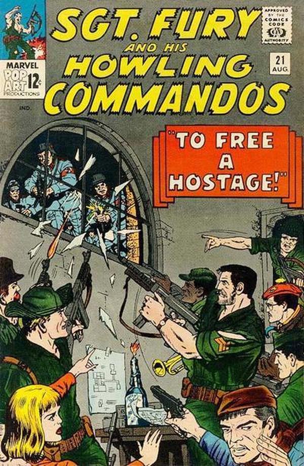 Sgt. Fury #21 cover