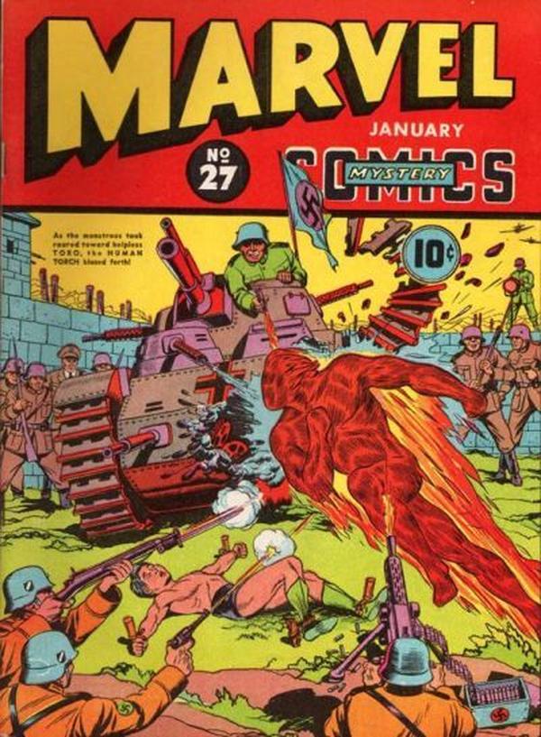 Marvel Mystery Comics #27 cover