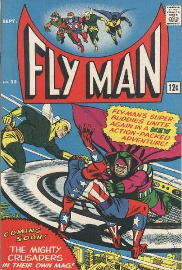 Fly Man #33 cover