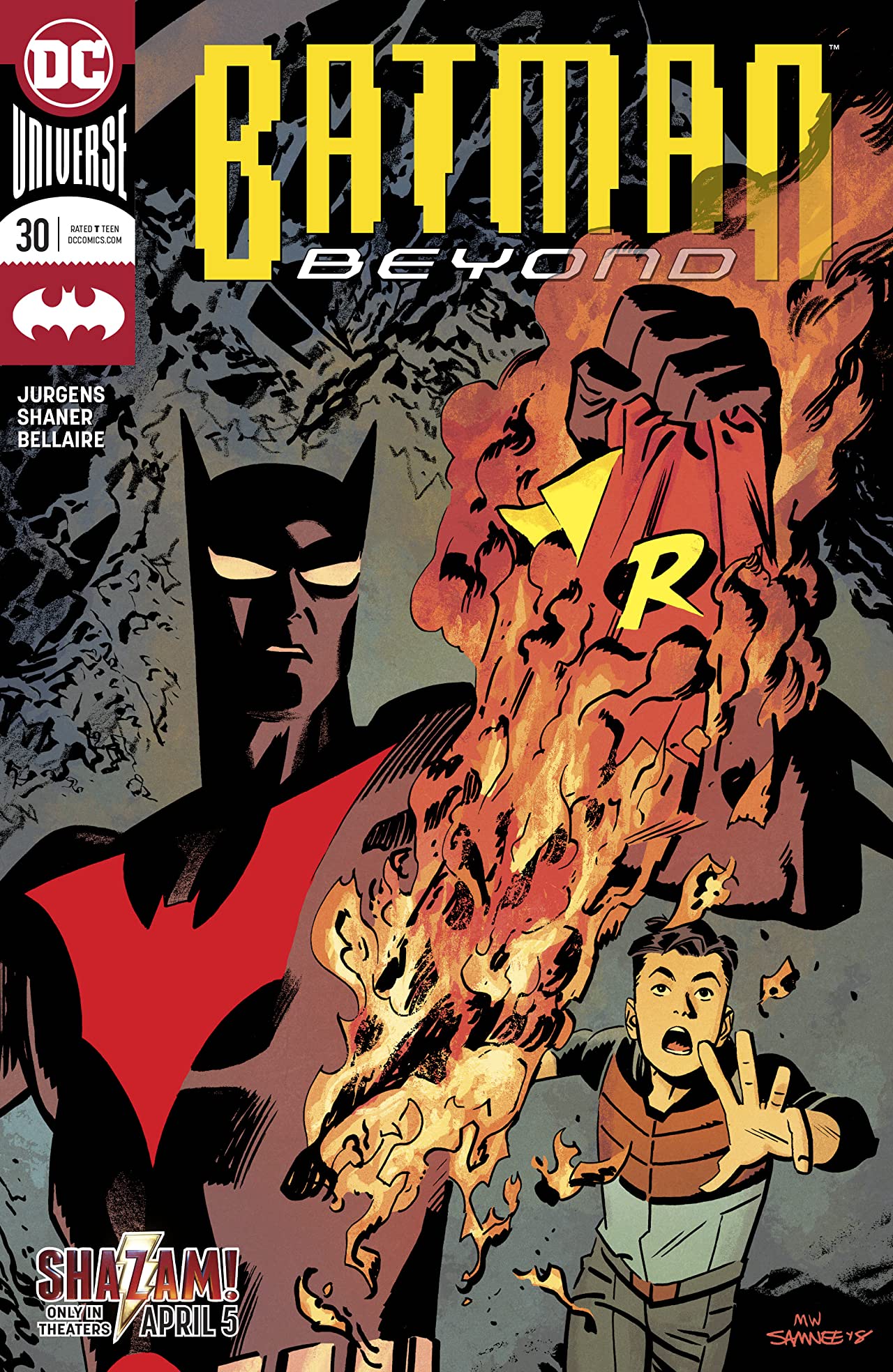Batman Beyond #30 cover