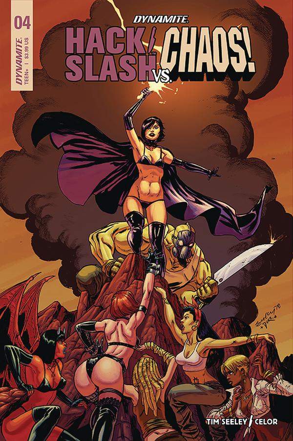 Hack/Slash vs. Chaos! #4 cover