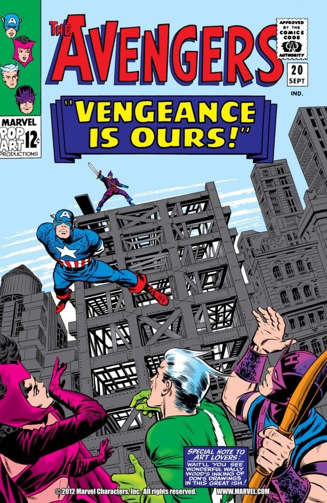 The Avengers #20 cover