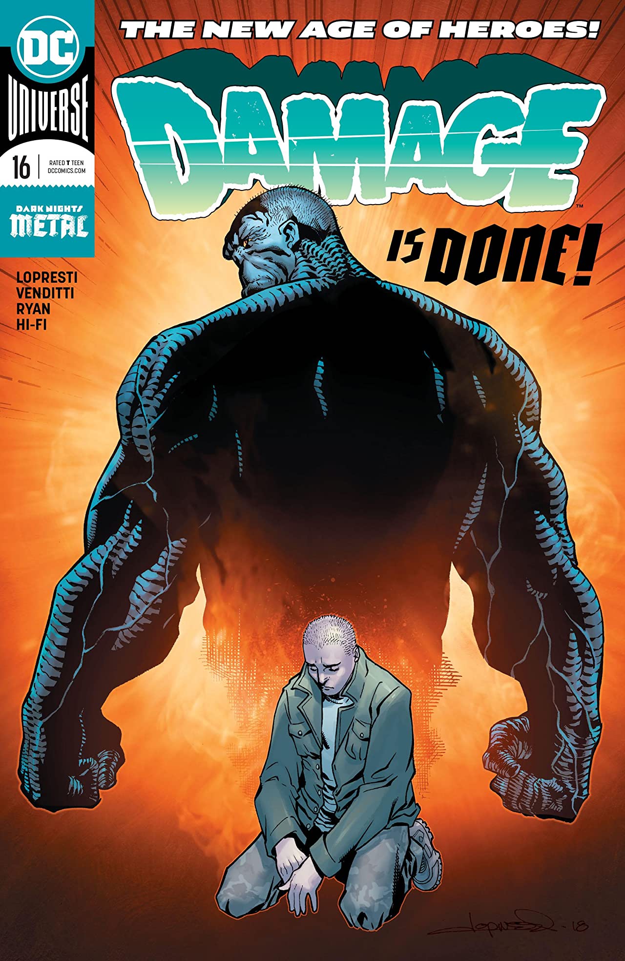Damage #16 cover