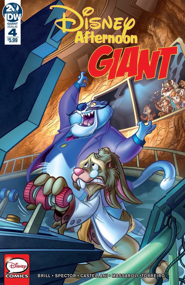 Disney Afternoon Giant #4 cover