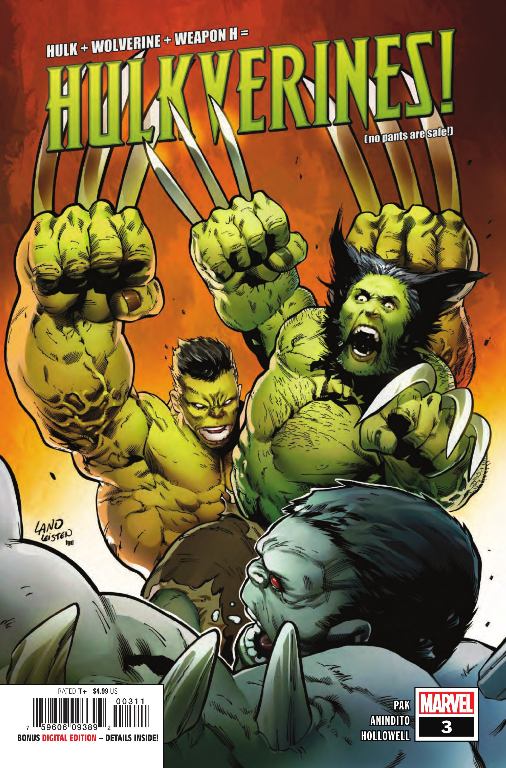 Hulkverines #3 cover