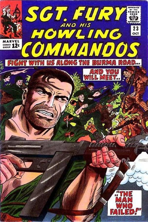 Sgt. Fury #23 cover