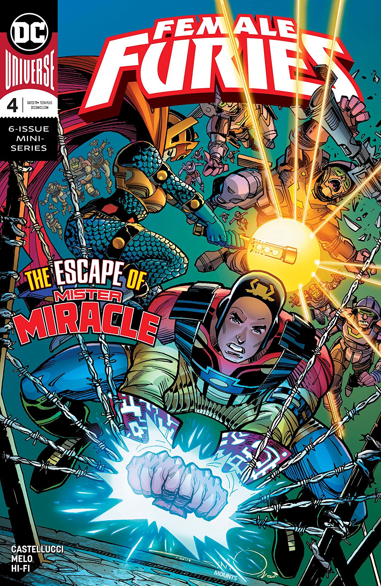 Female Furies #4 cover