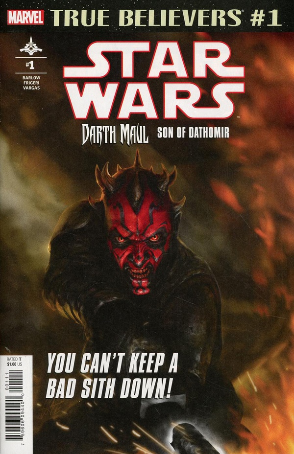 True Believers: Star Wars - Darth Maul #1 cover