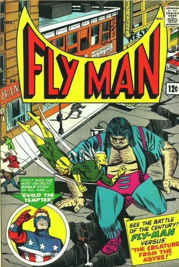 Fly Man #34 cover