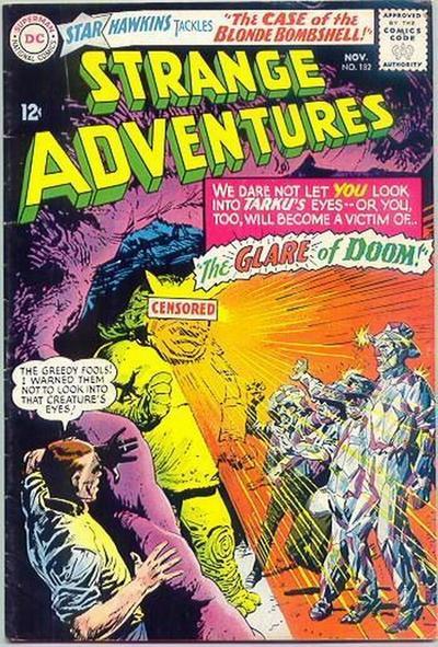 Strange Adventures #182 cover