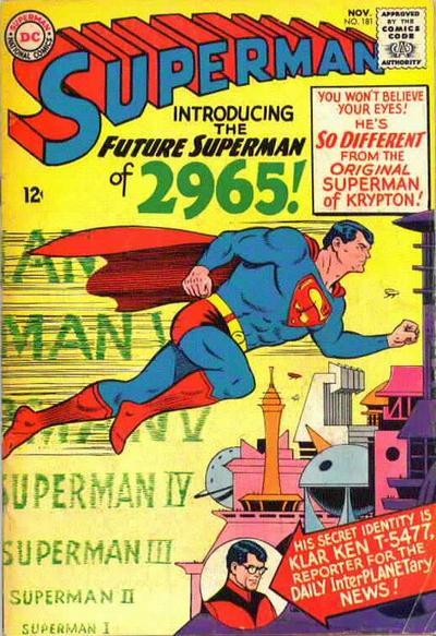 Superman #181 cover
