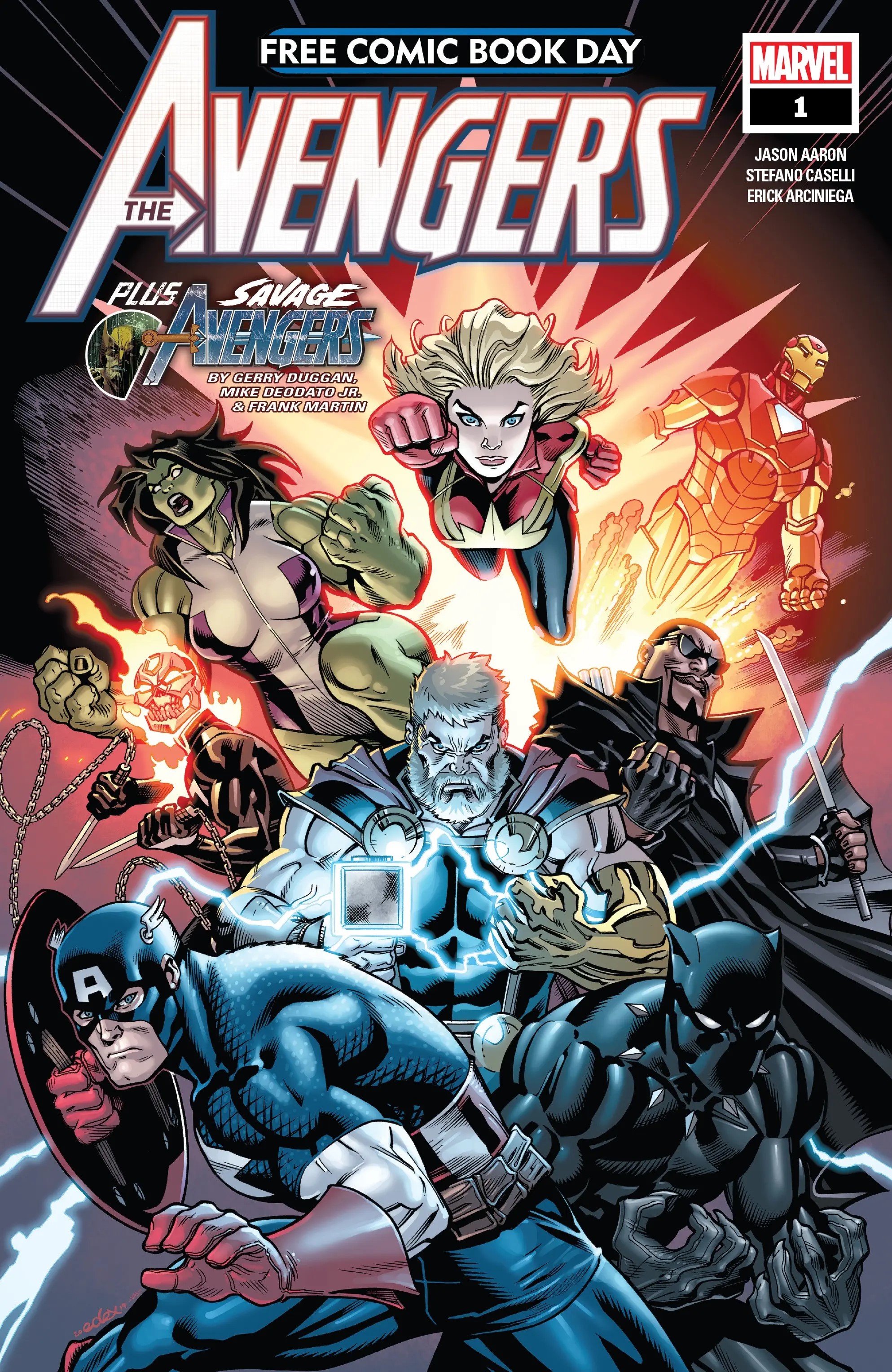 Free Comic Book Day 2019 (Avengers / Savage Avengers) #1 cover