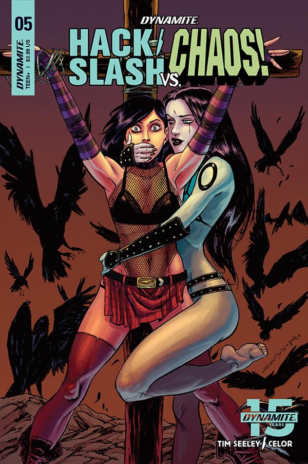 Hack/Slash vs. Chaos! #5 cover