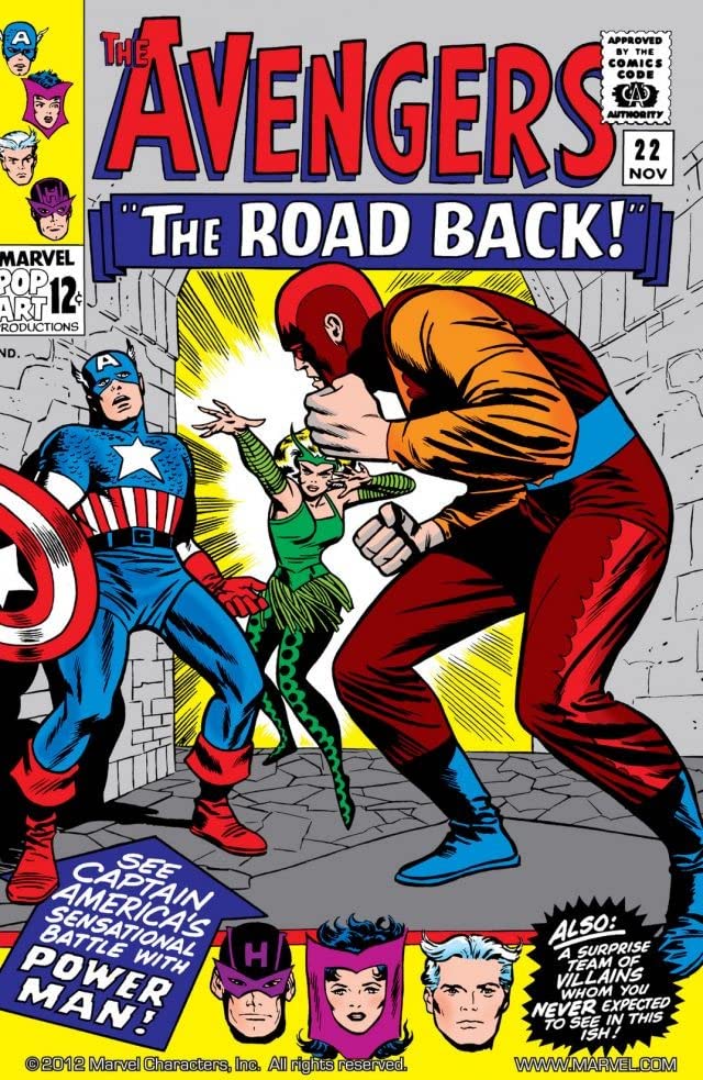 The Avengers #22 cover
